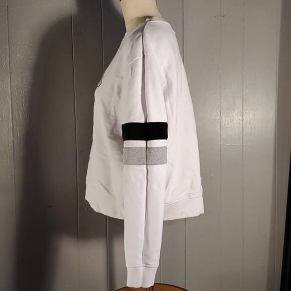 Fila Sweatshirt Top Shirt White Natalie Pullover Crewneck WOMEN'S Extra Large - Picture 5 of 12